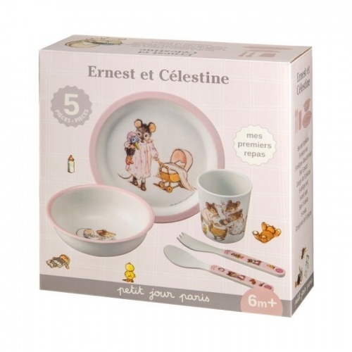 coffret-cadeau-5-pieces-ernest-celestine-rose